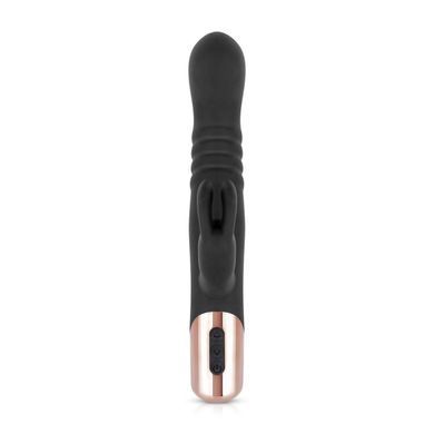 Вибратор-кролик Rosy Gold - Rabbit Vibrator with thrusting function - Black SX3069 фото