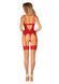 Комплект корсет и стринги Obsessive Ingridia corset & thong M/L, красный SO9029 фото 7