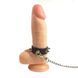 Кольцо для пениса Penis Ring с шипами и поводком, натуральная кожа SO5152 фото 8