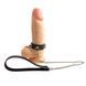 Кольцо для пениса Penis Ring с шипами и поводком, натуральная кожа SO5152 фото 5