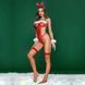 Эротический новогодний костюм JSY &laquo;Распутная миссис Клаус&raquo; One Size, Red, боди, браслеты, рожки SO6869 фото 3