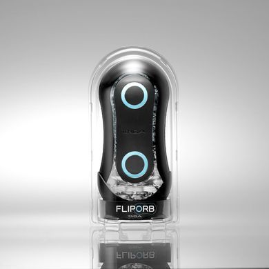 Мастурбатор Tenga Flip Orb Strong &mdash; Blue Rush, з можливістю зміни тиску та стимулювальними кульками SO3322 фото
