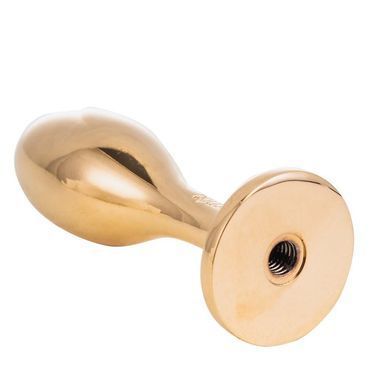 Металева анальна пробка з хутряним хвостом LOCKINK SEVANDA White Fox-Tail Anal Rose-shape Plug SX0866 фото