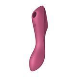 Вакуумний стимулятор із вібрацією Satisfyer Curvy Trinity 3 Red SO6117 фото