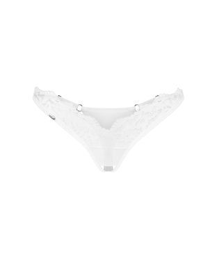 Трусики Obsessive Arrowel White crotchless thong S/M SX2591 фото