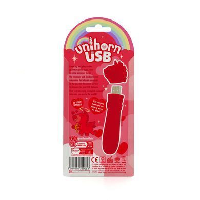 Вібратор-єдиноріжка Unihorn USB Bullet &ndash; Cupid's Beau, віброкуля, USB-зарядка, 10 режимів SX2861 фото