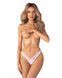 Трусики Obsessive Arrowel White crotchless thong S/M SX2591 фото 5